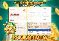 Bukti JP Slot Member KUNING TOTO 16 Oktober 2023 Mahjong Ways 2