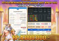 Bukti JP Slot Member KUNING TOTO 09 Oktober 2023 Gates Of Olympus