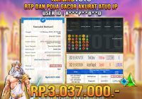 Bukti JP Slot Member KUNING TOTO 14 Oktober 2023 Gates Of Olympus