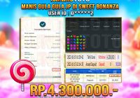 Bukti JP Slot Member KUNING TOTO 15 Oktober 2023 Sweet Bonanza