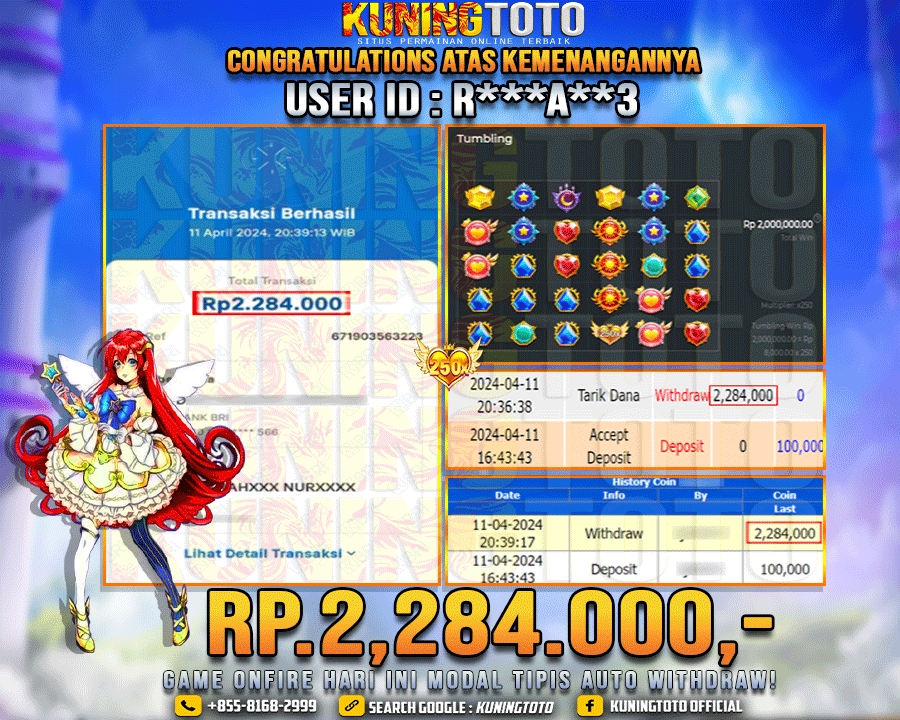 Bukti JP Slot Kuning toto 11 April 2024 Starlight princess