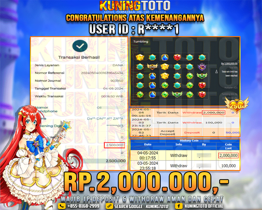 Bukti JP Slot Kuning toto 04 May 2024 Starlight Princess