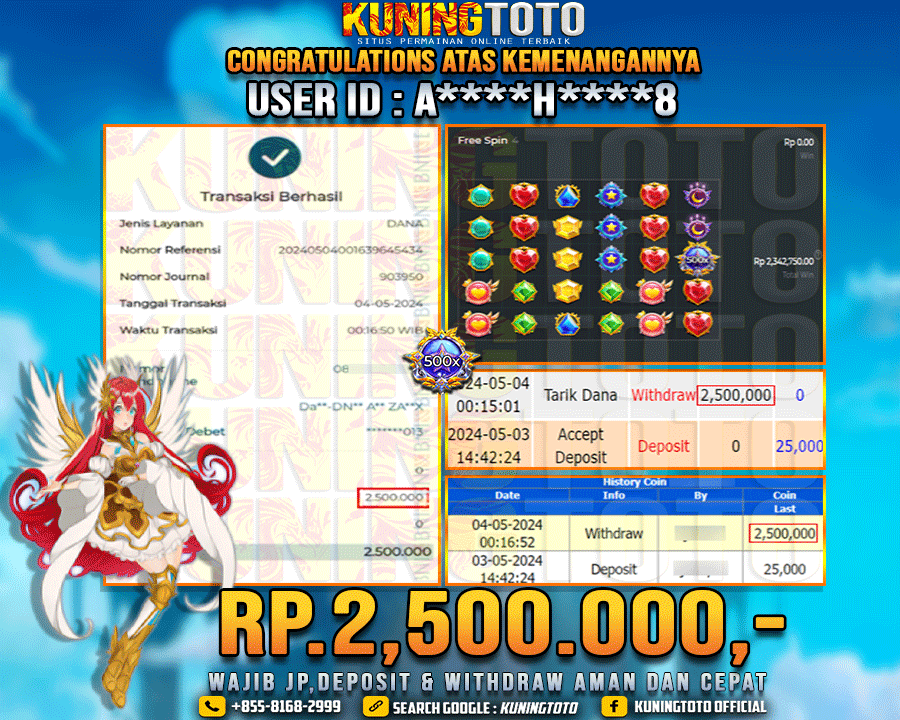 Bukti JP Slot Kuning toto 04 May 2024 Starlight Princess x1000