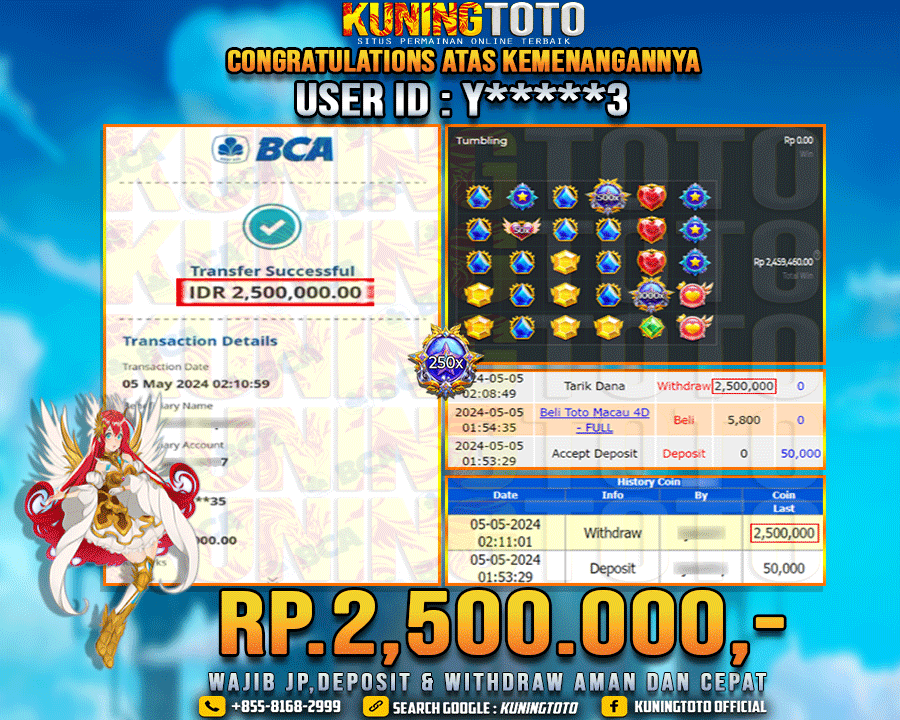 Bukti JP Slot Kuning toto 05 May 2024 Starlight Princess x1000