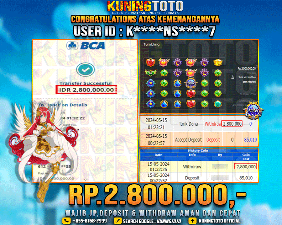 Bukti JP Slot Kuning toto 15 May 2024 Starlight Princess x1000