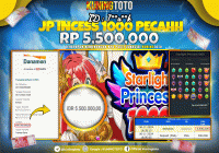 Bukti jackpot x1000 di Starlight Princess KuningToto