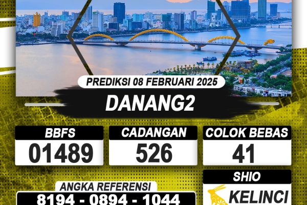 PREDIKSI DANANG2 08 FEB 2025 | PREDIKSI TOGEL KUNINGTOTO