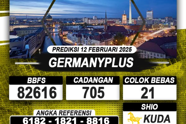 PREDIKSI GERMANYPLUS 12 FEB 2025 | PREDIKSI TOGEL KUNINGTOTO