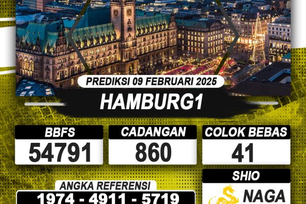 PREDIKSI HAMBURG1 09 FEB 2025 | PREDIKSI TOGEL KUNINGTOTO