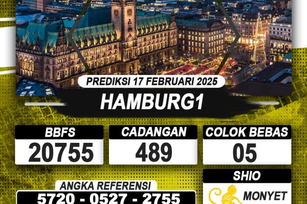 PREDIKSI HAMBURG1 17 FEB 2025 | PREDIKSI TOGEL KUNINGTOTO