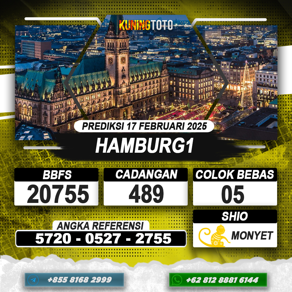 PREDIKSI HAMBURG1 17 FEB 2025 | PREDIKSI TOGEL KUNINGTOTO