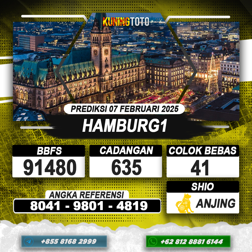 PREDIKSI HAMBURG1 07 FEB 2025 | PREDIKSI TOGEL KUNINGTOTO