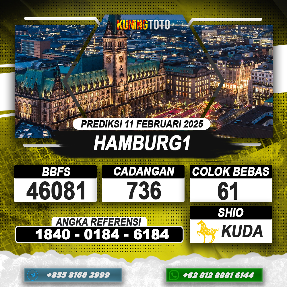 PREDIKSI HAMBURG1 11 FEB 2025 | PREDIKSI TOGEL KUNINGTOTO