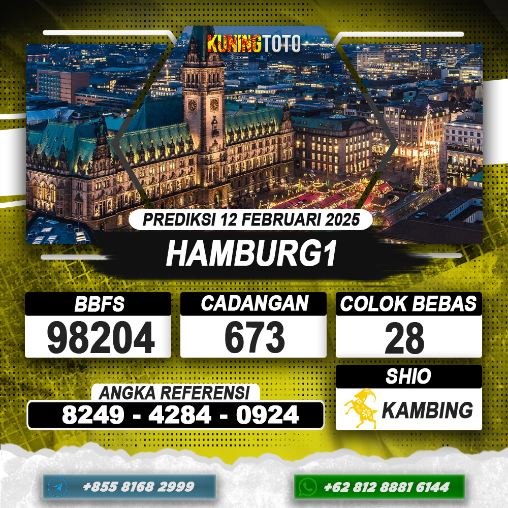 PREDIKSI HAMBURG1 12 FEB 2025 | PREDIKSI TOGEL KUNINGTOTO