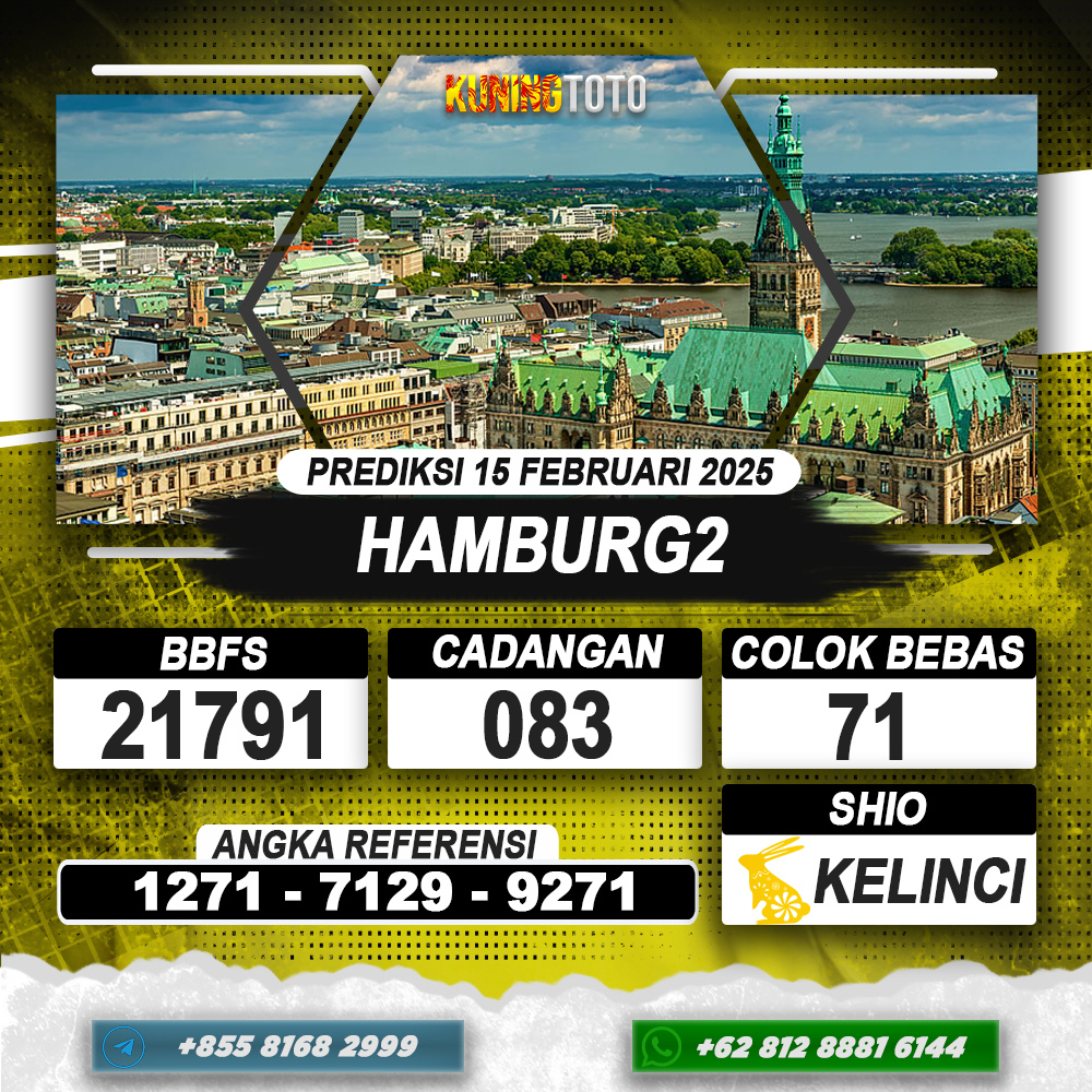 PREDIKSI HAMBURG2 15 FEB 2025 | PREDIKSI TOGEL KUNINGTOTO