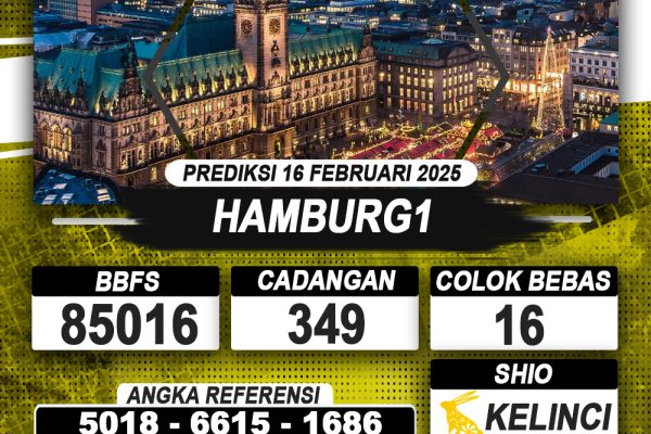 PREDIKSI HAMBURG1 16 FEB 2025 | PREDIKSI TOGEL KUNINGTOTO