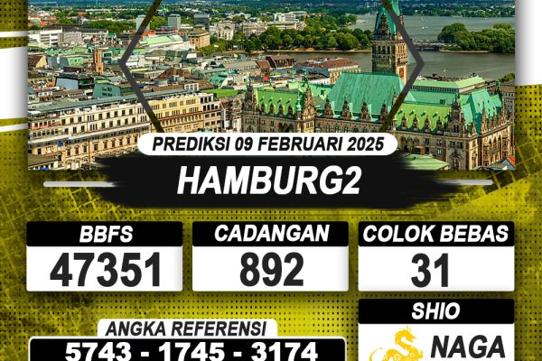 PREDIKSI HAMBURG2 09 FEB 2025 | PREDIKSI TOGEL KUNINGTOTO