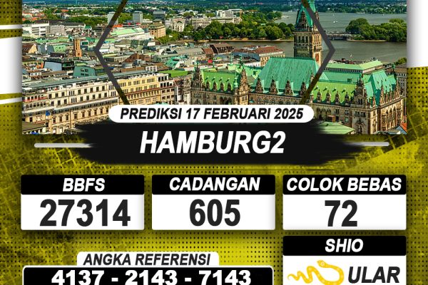 PREDIKSI HAMBURG2 17 FEB 2025 | PREDIKSI TOGEL KUNINGTOTO