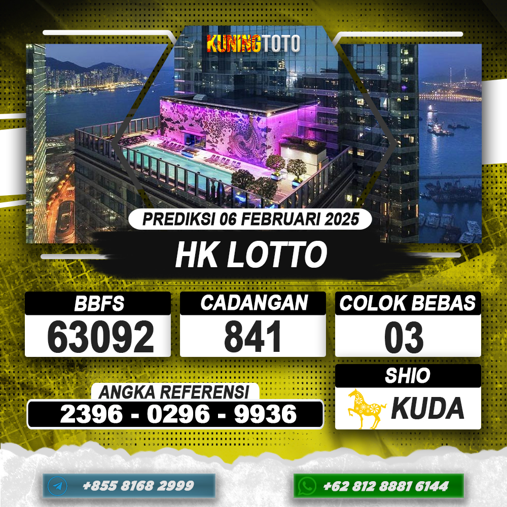 PREDIKSI HONGKONG LOTTO 06 FEB 2025 | PREDIKSI TOGEL KUNINGTOTO