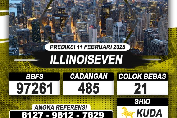 PREDIKSI ILLINOISEVEN 11 FEB 2025 | PREDIKSI TOGEL KUNINGTOTO