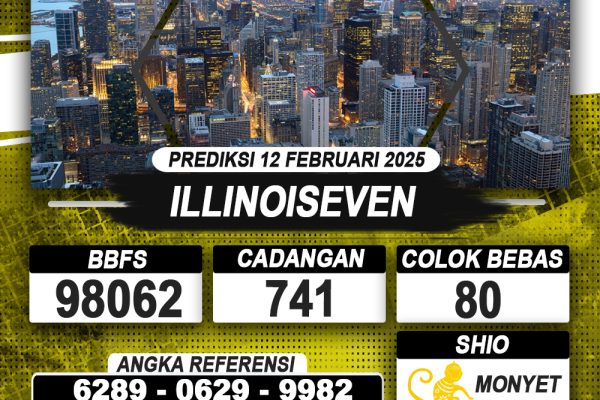 PREDIKSI ILLINOISEVEN 12 FEB 2025 | PREDIKSI TOGEL KUNINGTOTO