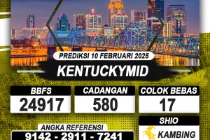 PREDIKSI KENTUCKYMID 10 FEB 2025 | PREDIKSI TOGEL KUNINGTOTO