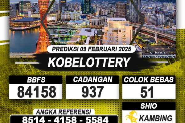 PREDIKSI KOBELOTTERY 09 FEB 2025 | PREDIKSI TOGEL KUNINGTOTO