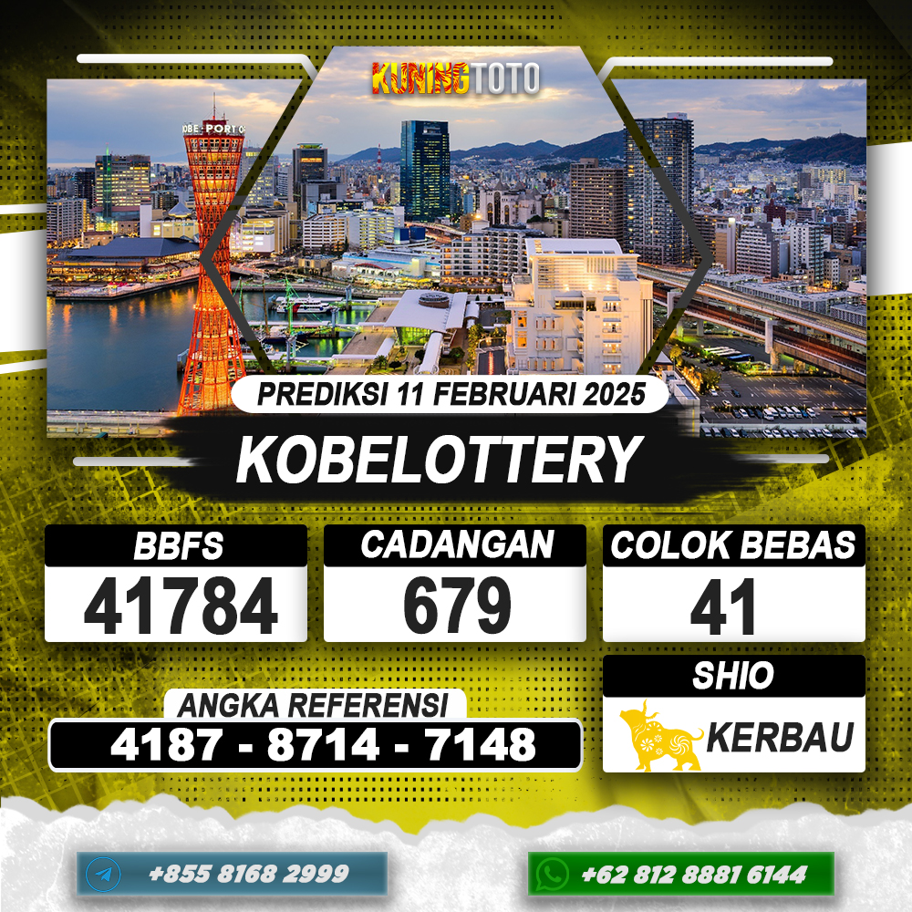 PREDIKSI KOBELOTTERY 11 FEB 2025 | PREDIKSI TOGEL KUNINGTOTO