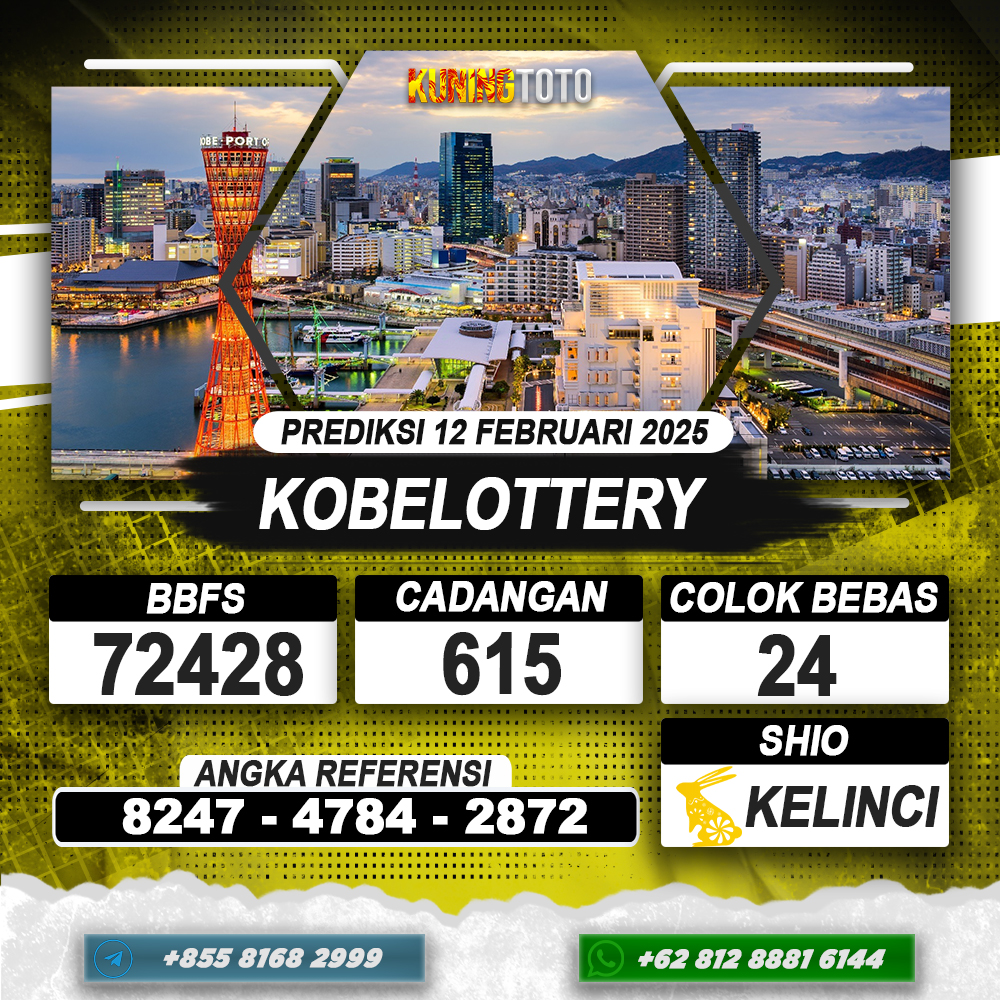 PREDIKSI KOBELOTTERY 12 FEB 2025 | PREDIKSI TOGEL KUNINGTOTO