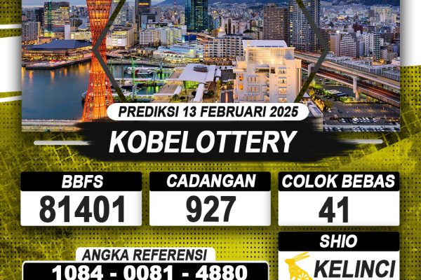 PREDIKSI KOBELOTTERY 13 FEB 2025 | PREDIKSI TOGEL KUNINGTOTO