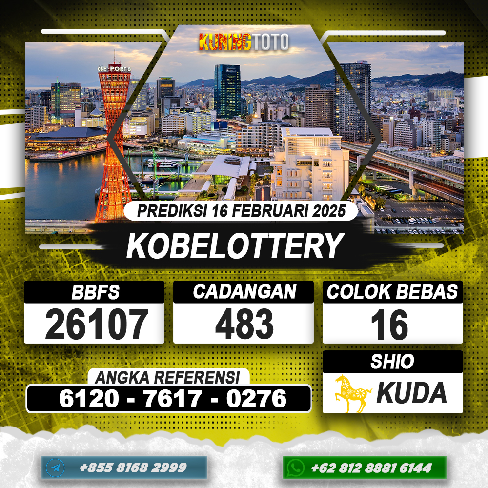 PREDIKSI KOBELOTTERY 16 FEB 2025 | PREDIKSI TOGEL KUNINGTOTO