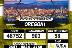 PREDIKSI OREGON1 07 FEB 2025 | PREDIKSI TOGEL KUNINGTOTO