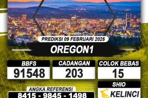 PREDIKSI OREGON1 09 FEB 2025 | PREDIKSI TOGEL KUNINGTOTO