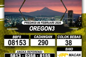 PREDIKSI OREGON3 06 FEB 2025 | PREDIKSI TOGEL KUNINGTOTO