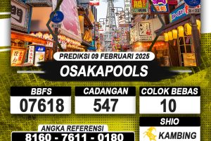 PREDIKSI OSAKAPOOLS 09 FEB 2025 | PREDIKSI TOGEL KUNINGTOTO