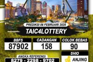 PREDIKSI TAIC4LOTTERY 06 FEB 2025 | PREDIKSI TOGEL KUNINGTOTO