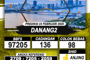 PREDIKSI DANANG2 23 FEB 2025 | PREDIKSI TOGEL KUNINGTOTO