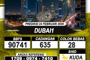 PREDIKSI DUBAI1 24 FEB 2025 | PREDIKSI TOGEL KUNINGTOTO