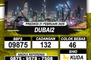 PREDIKSI DUBAI2 21 FEB 2025 | PREDIKSI TOGEL KUNINGTOTO