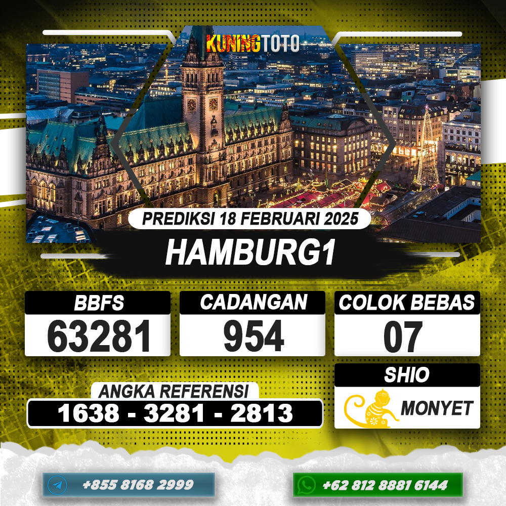 PREDIKSI HAMBURG1 18 FEB 2025 | PREDIKSI TOGEL KUNINGTOTO