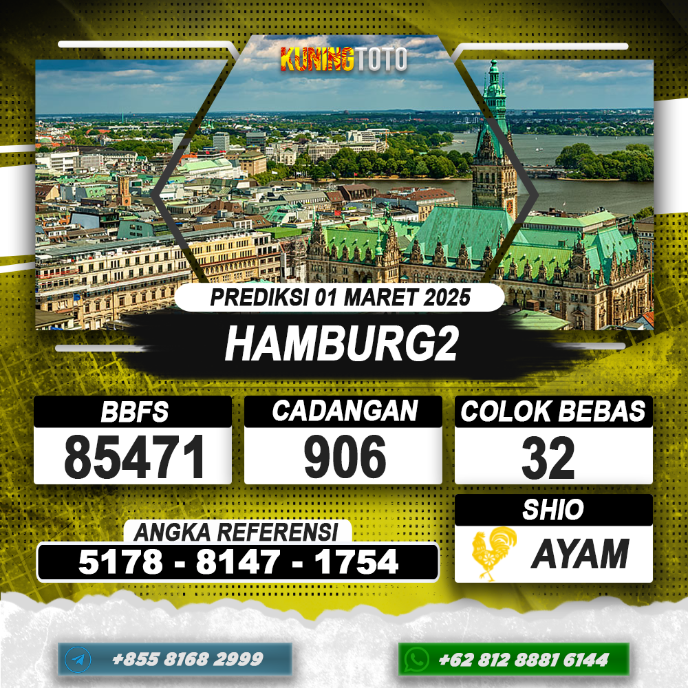 PREDIKSI HAMBURG2 01 MAR 2025 | PREDIKSI TOGEL KUNINGTOTO