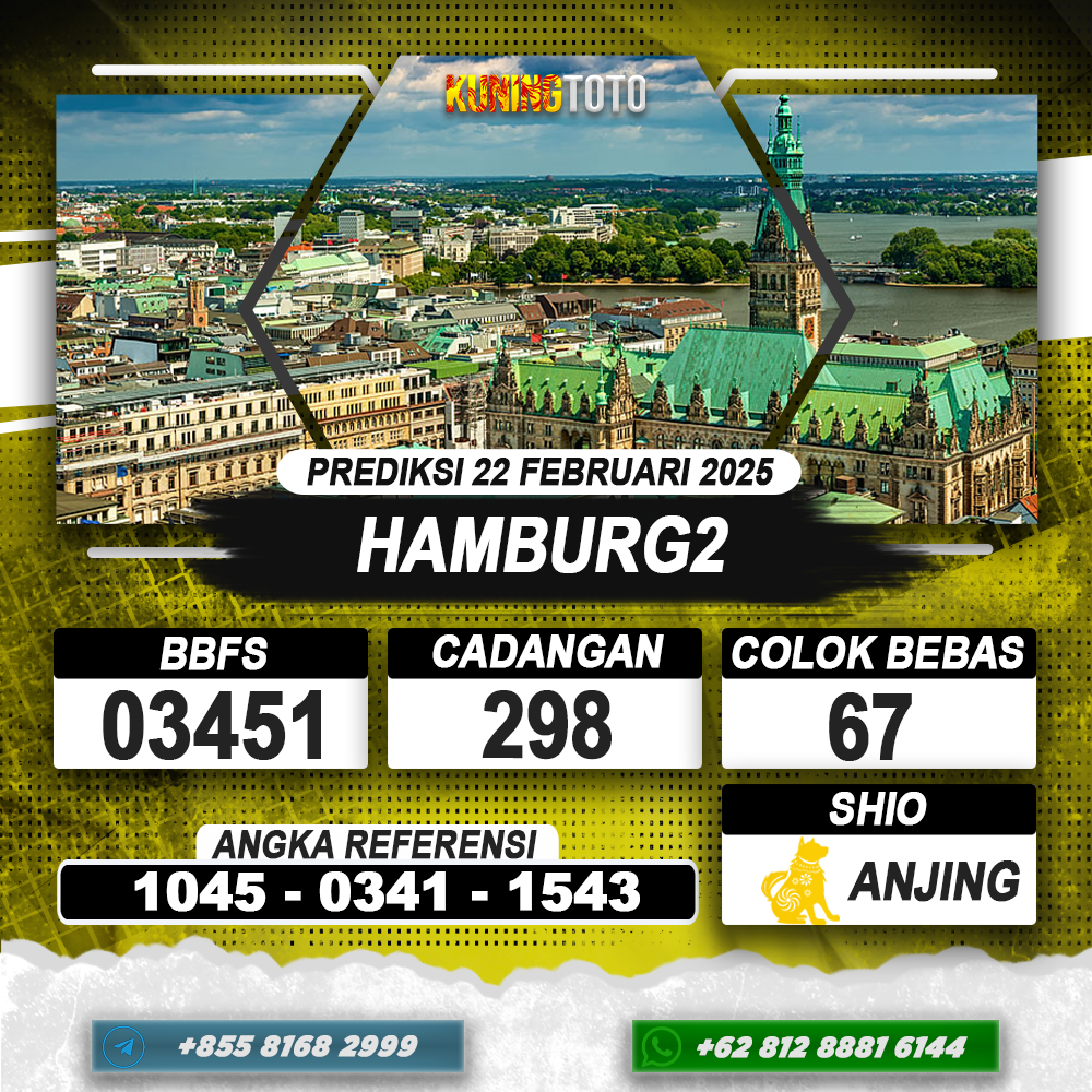 PREDIKSI HAMBURG2 22 FEB 2025 | PREDIKSI TOGEL KUNINGTOTO