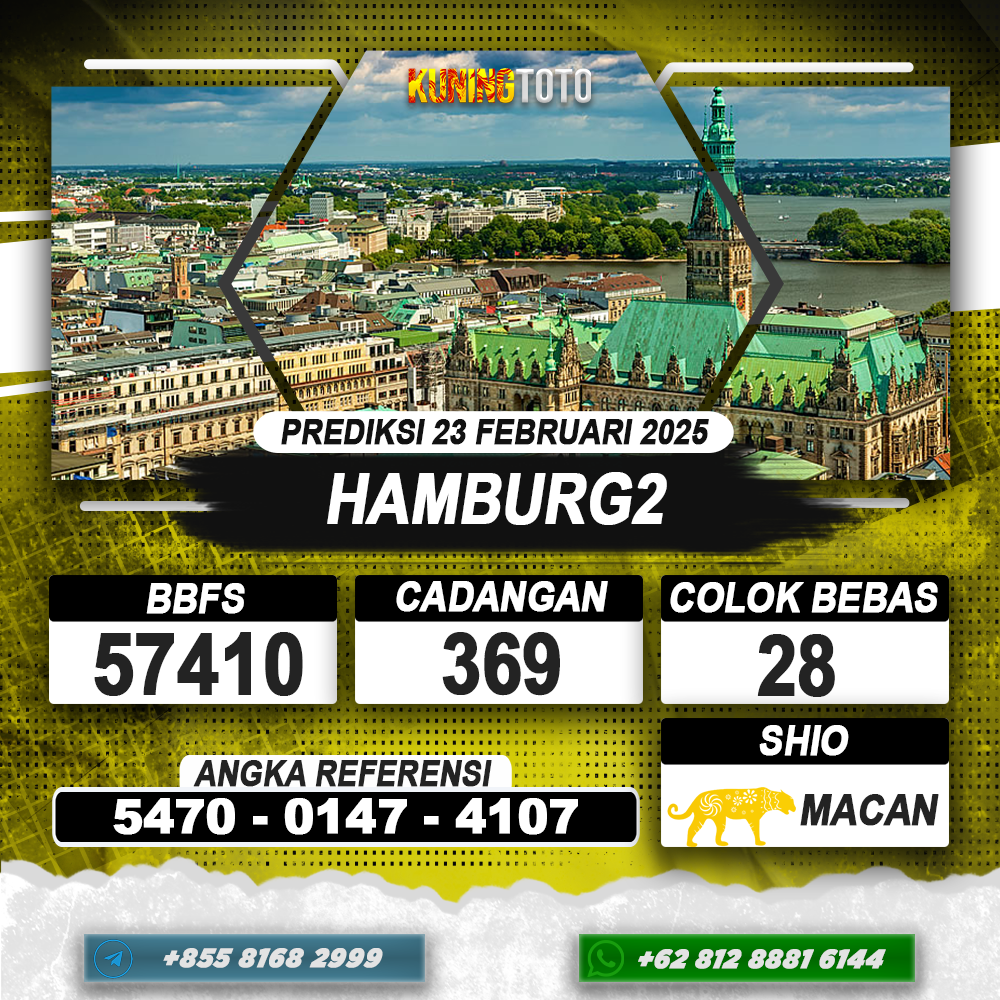 PREDIKSI HAMBURG2 23 FEB 2025 | PREDIKSI TOGEL KUNINGTOTO