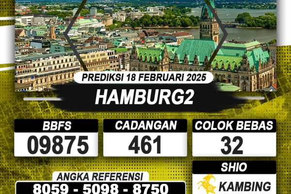 PREDIKSI HAMBURG2 18 FEB 2025 | PREDIKSI TOGEL KUNINGTOTO