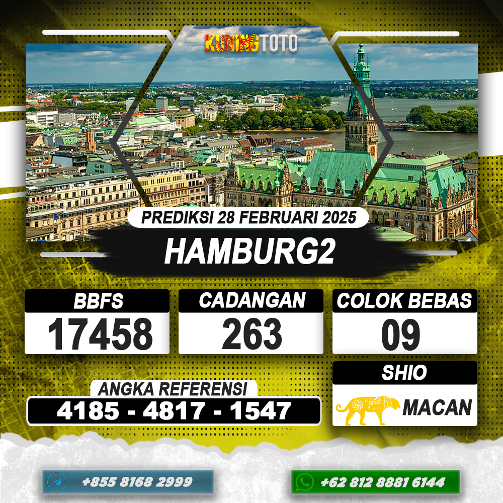 PREDIKSI HAMBURG2 28 FEB 2025 | PREDIKSI TOGEL KUNINGTOTO