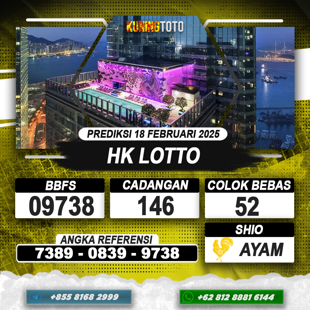 PREDIKSI HONGKONG LOTTO 18 FEB 2025 | PREDIKSI TOGEL KUNINGTOTO