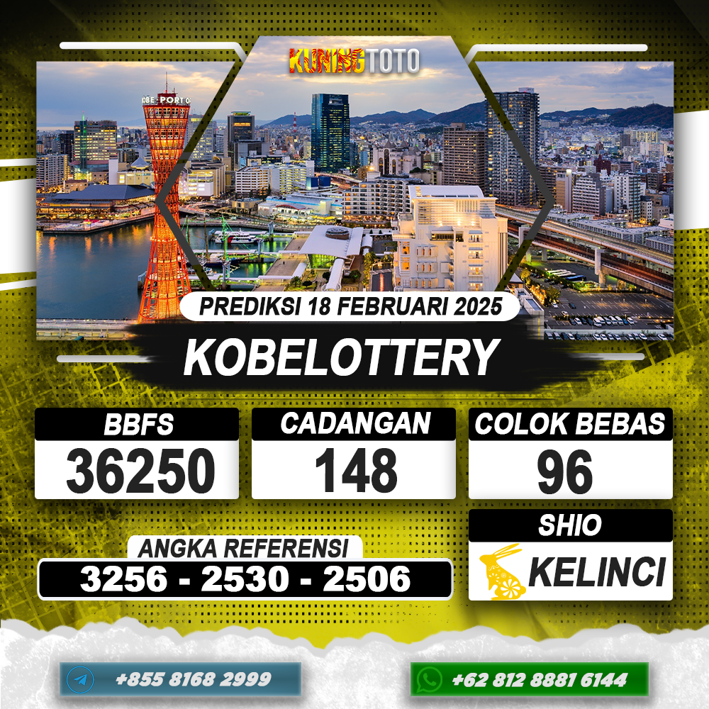 PREDIKSI KOBELOTTERY 18 FEB 2025 | PREDIKSI TOGEL KUNINGTOTO