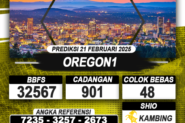 PREDIKSI OREGON1 21 FEB 2025 | PREDIKSI TOGEL KUNINGTOTO