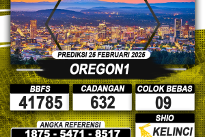 PREDIKSI OREGON1 25 FEB 2025 | PREDIKSI TOGEL KUNINGTOTO