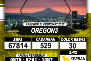 PREDIKSI OREGON3 21 FEB 2025 | PREDIKSI TOGEL KUNINGTOTO